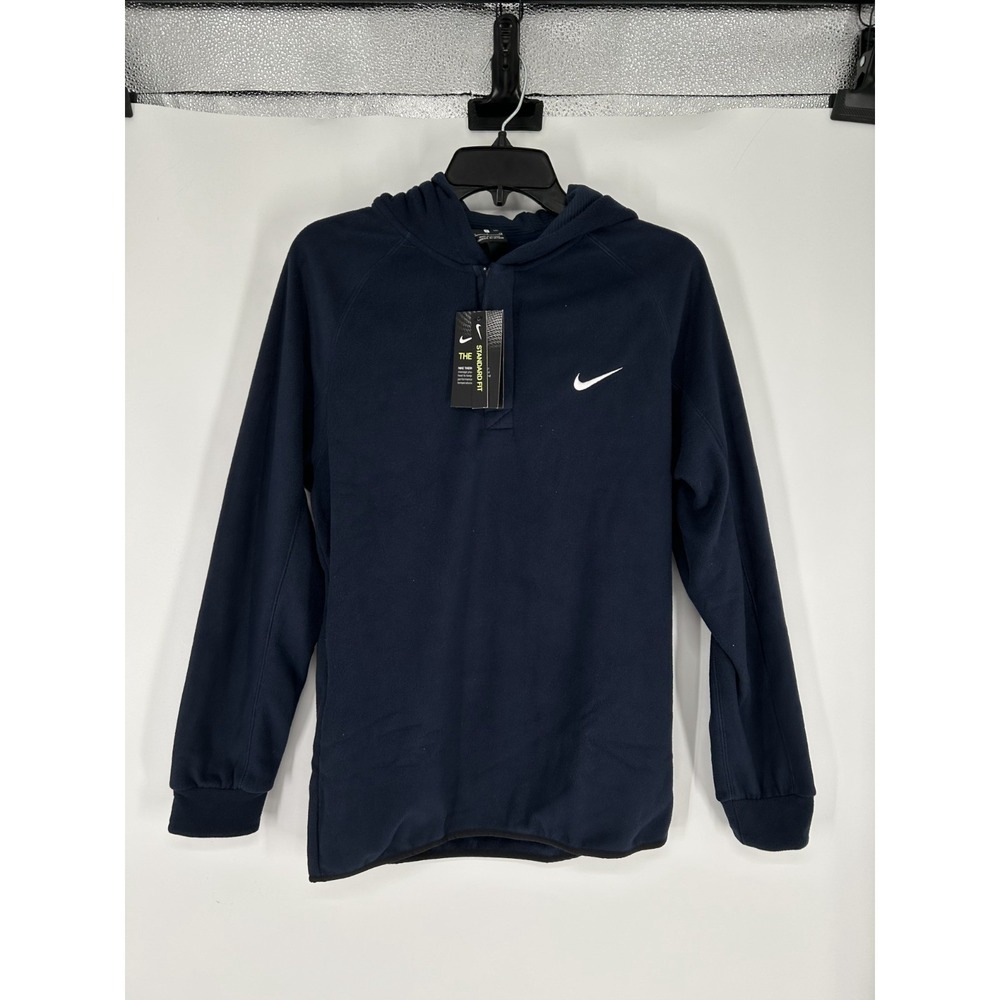 Nike Therma Golf Hoodie Small Fleece Hoodie‎ Hooded Quarter 1/4 Zip CQ7728-451